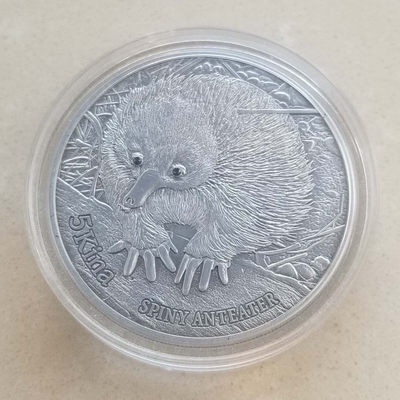 【随心拍&Getcoins】钱币拍卖第六十六期～ 巴布亚新几内亚2012年针鼹食蚁兽银币