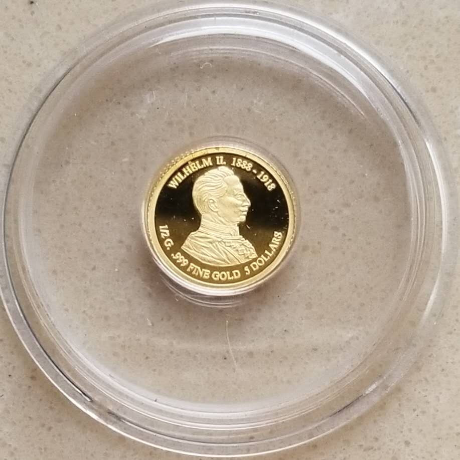 【随心拍&Getcoins】钱币拍卖第六十七期～ 瑙鲁2008年德皇威廉二世小金币