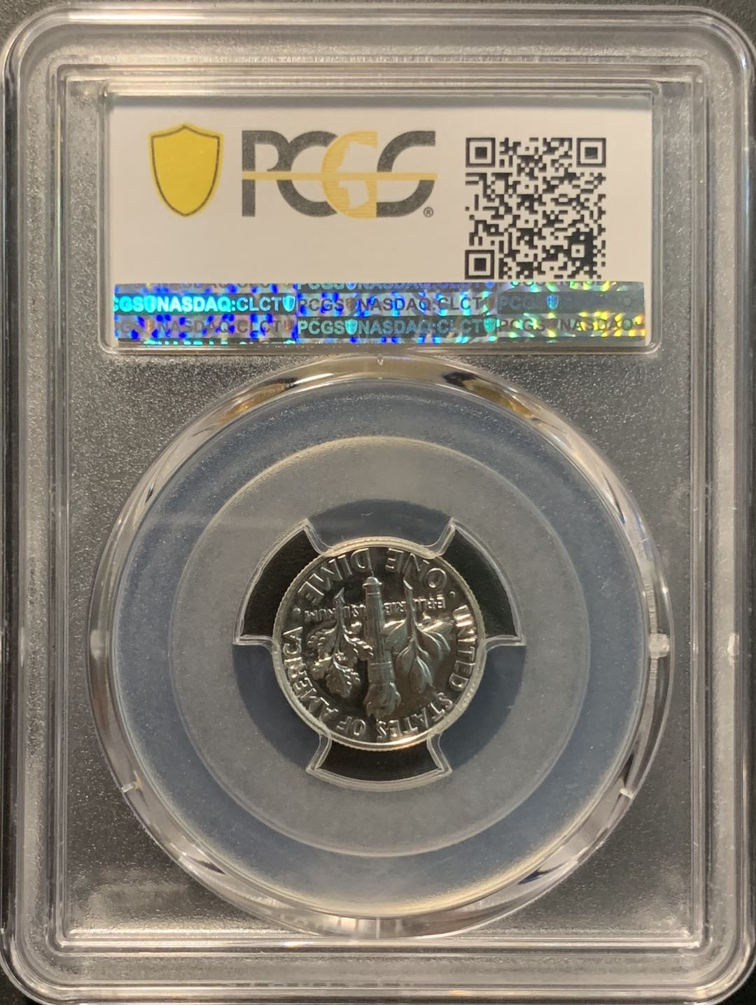 紫瑗钱币——微拍第103期 美国 1958年 罗斯福 10美分 精制 PCGS PR66