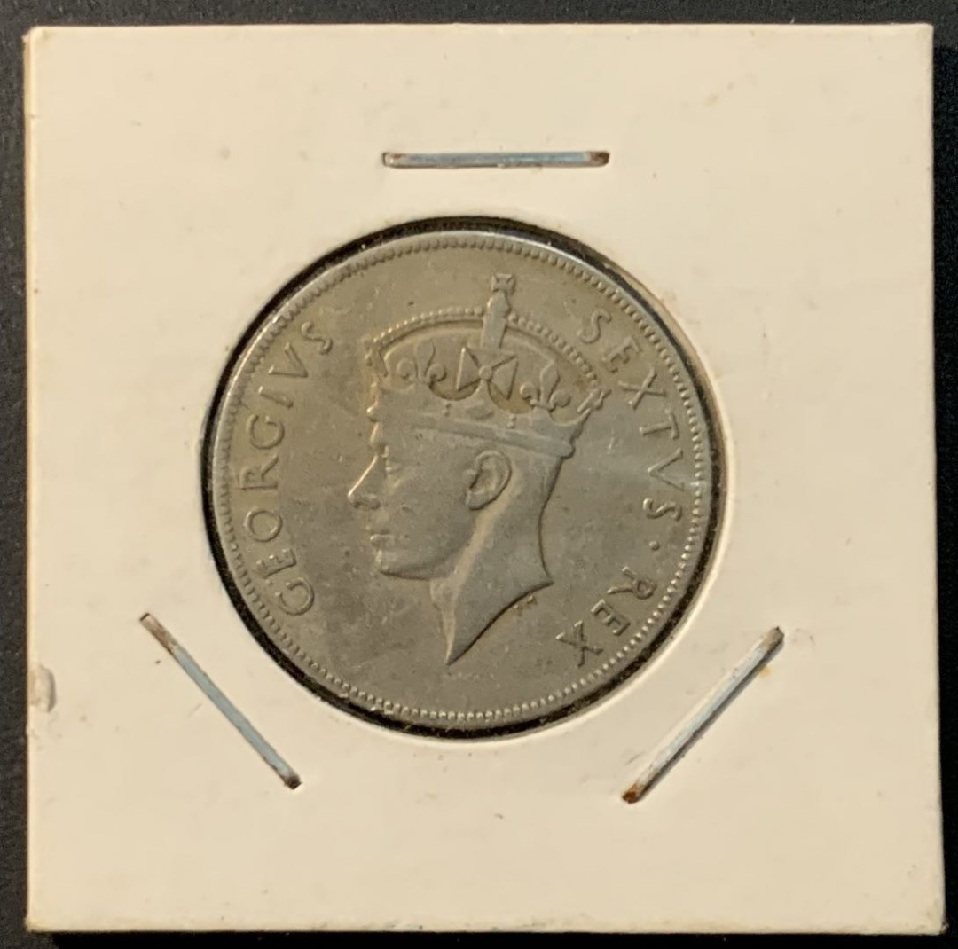 紫瑗钱币——微拍第104期 英属东非 1948年 乔治六世 1先令 镍币