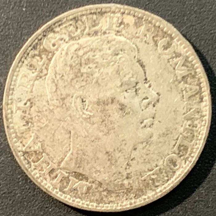 紫瑗钱币——微拍第104期 罗马尼亚 1942年 米哈伊一世 200列伊 6克 8.835银