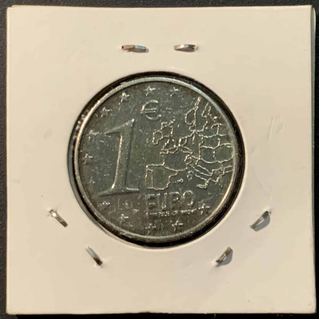 紫瑗钱币——微拍第104期 怀特群岛 1998年 1欧元 镍币