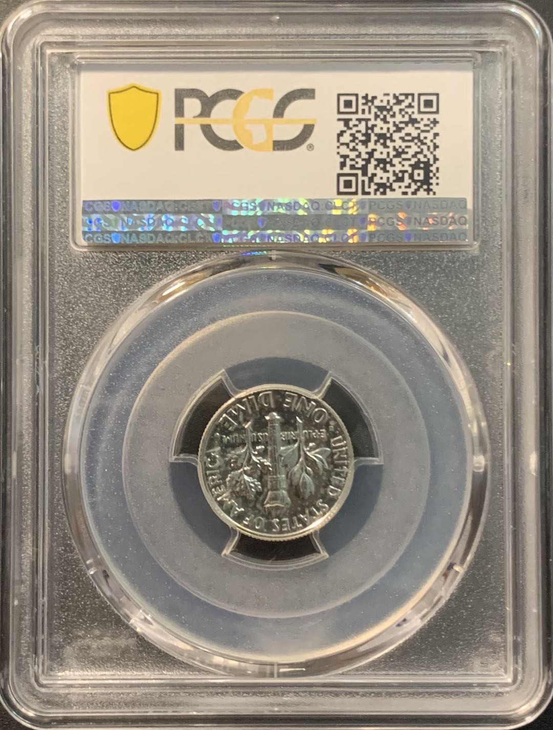 紫瑗钱币——微拍第104期 美国 1958年 罗斯福 10美分 精制 PCGS PR67
