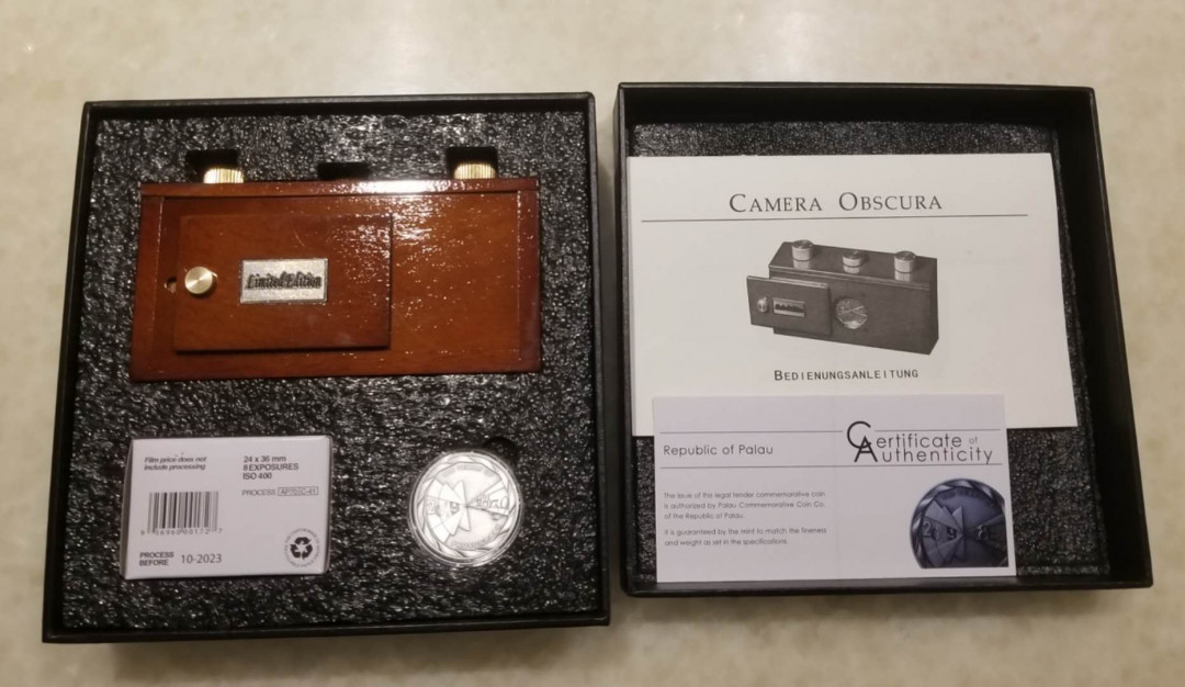 【随心拍&Getcoins】钱币拍卖第六十八期～ 帕劳2019年照相术180年纪念银币