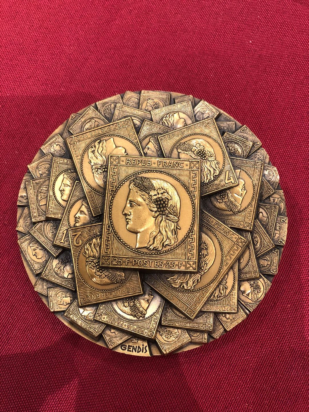 麦朵尔第56场拍卖——2020年中国(国际)钱币展销会 1999年法国叠币日历章