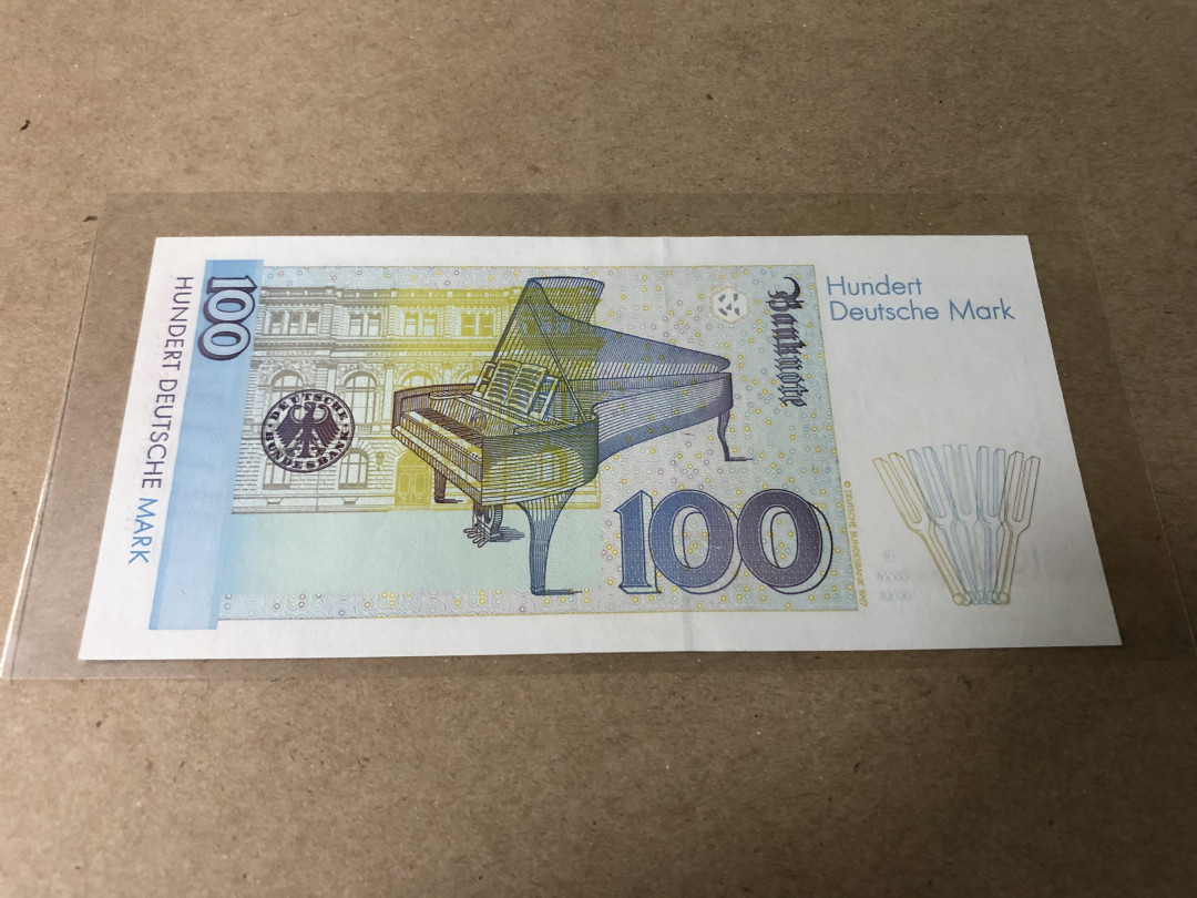 【Blue Auction】世界纸币精拍第23期—— 锡兰佛国(共50拍） 德国 1996年100马克 全新UNC- 经典克拉拉