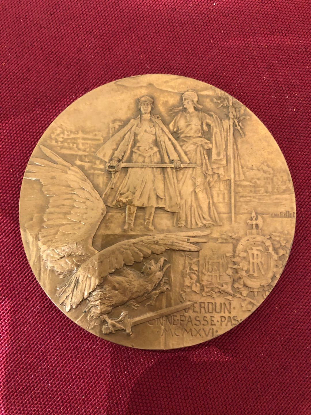 麦朵尔第56场拍卖——2020年中国(国际)钱币展销会 法国二战pillet名章