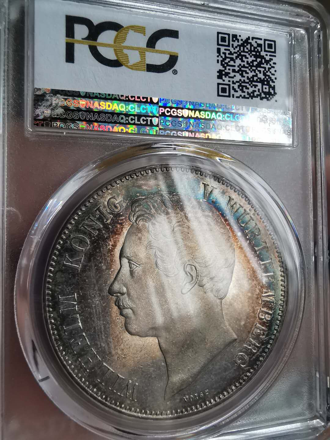 凡希社世界钱币微拍第一百三十三期 荐！1846符腾堡结婚纪念2泰勒PCGS-MS61