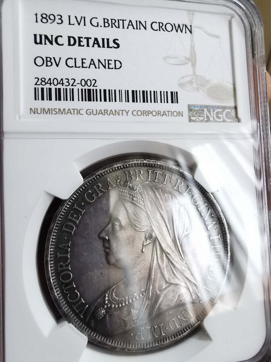 凡希社世界钱币微拍第一百三十三期 1893老维批纱马剑NGC-UNCD实物极赞！