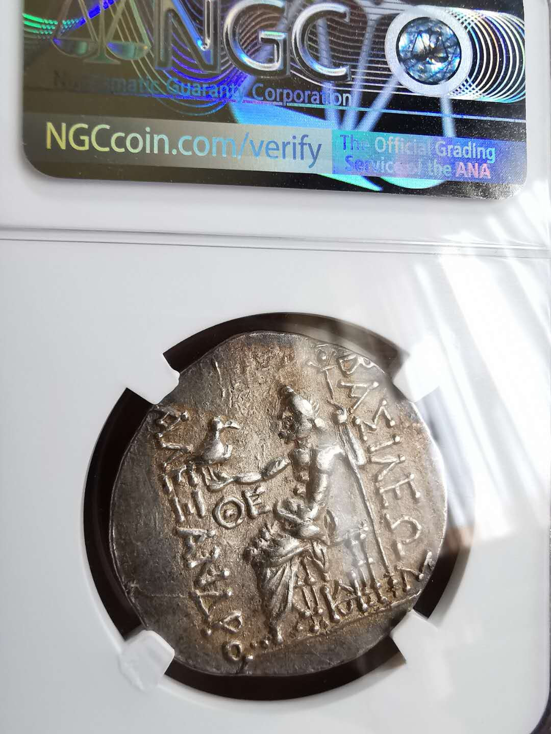 凡希社世界钱币微拍第一百三十三期 荐！古希腊色雷斯奥德修斯4德拉克马银币古包浆 铸造5分 表面状态5分