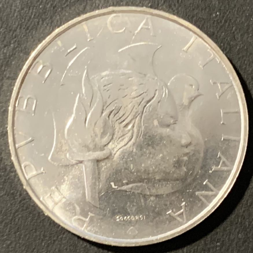 紫瑗钱币——微拍第106期 意大利 1984年 洛杉矶奥运会 500里拉 11克 0.835银 UNC