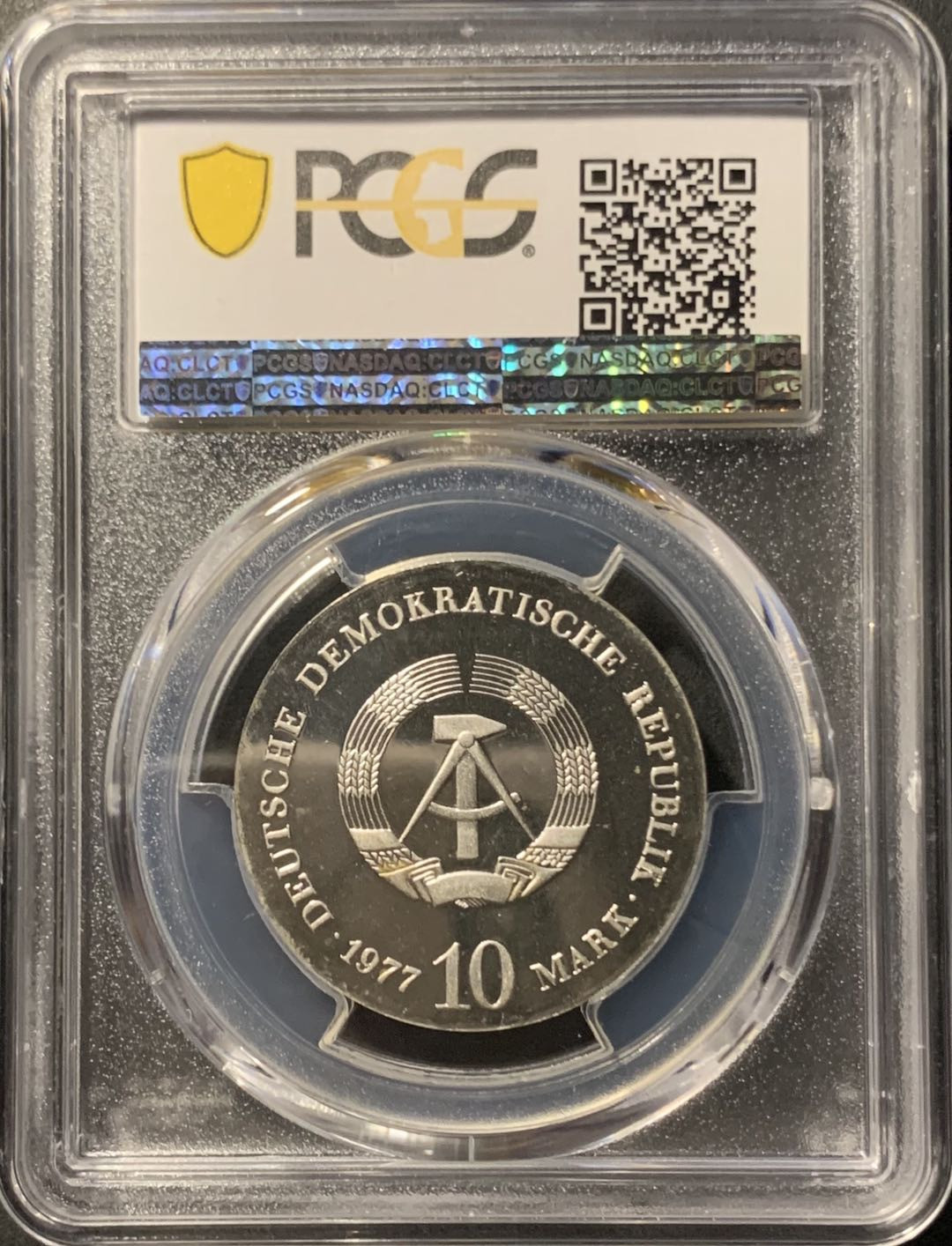 紫瑗钱币——微拍第106期 德国 1977年 奥托·冯诞辰375周年 10马克 PCGS PR67 DCAM