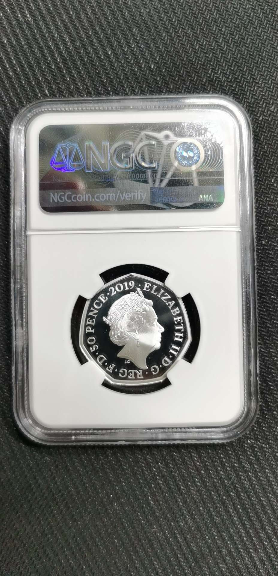 【随心拍&Getcoins】钱币拍卖第六十九期～ 2019年英国雪人50p精致