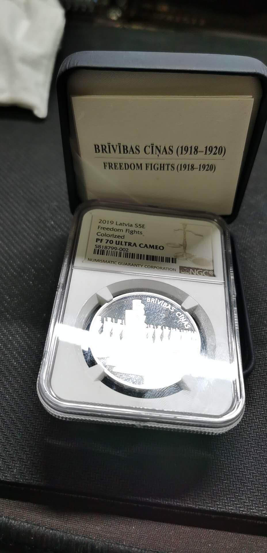 【随心拍&Getcoins】钱币拍卖第六十九期～ 拉脱维亚自由之战【ngc70】