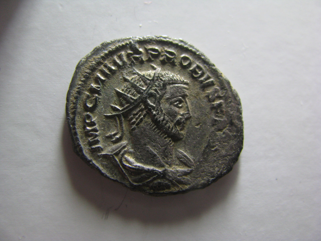 丝路古币 古罗马皇帝普罗布斯洗银币