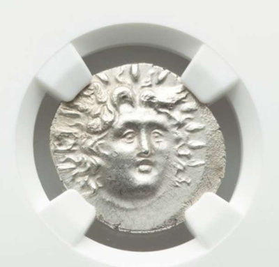 CICE 2020 中国（国际）钱币（广州）展销会专场 - 罗德岛的太阳神赫利俄斯银币