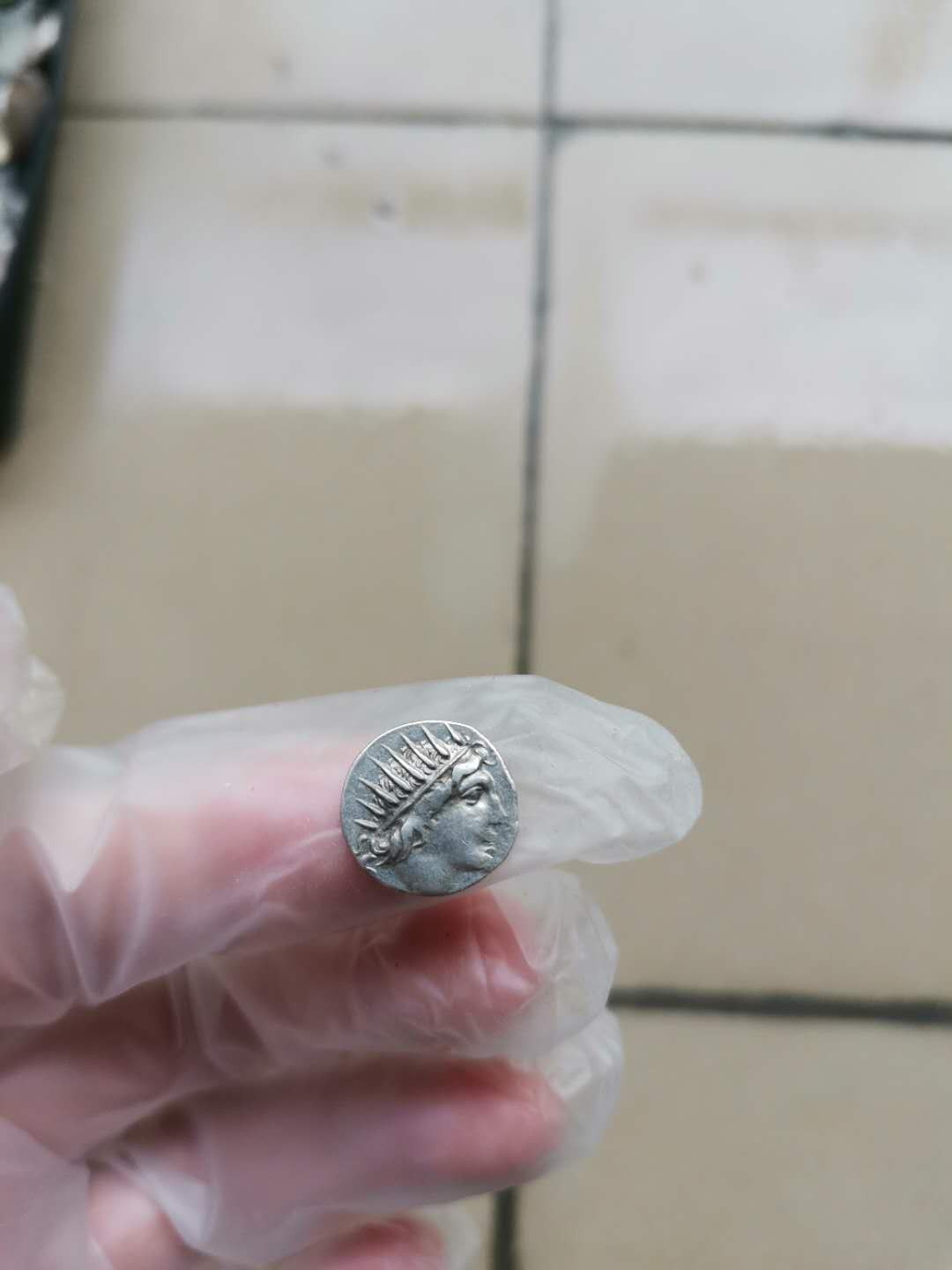 丝路古币 古希腊 太阳神 阿波罗 银币