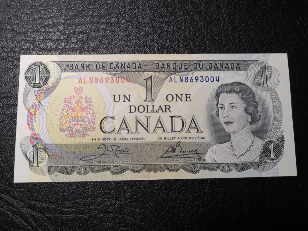 《外钞收藏家》第八十五期拍卖 加拿大风景版 1加元 全新品相