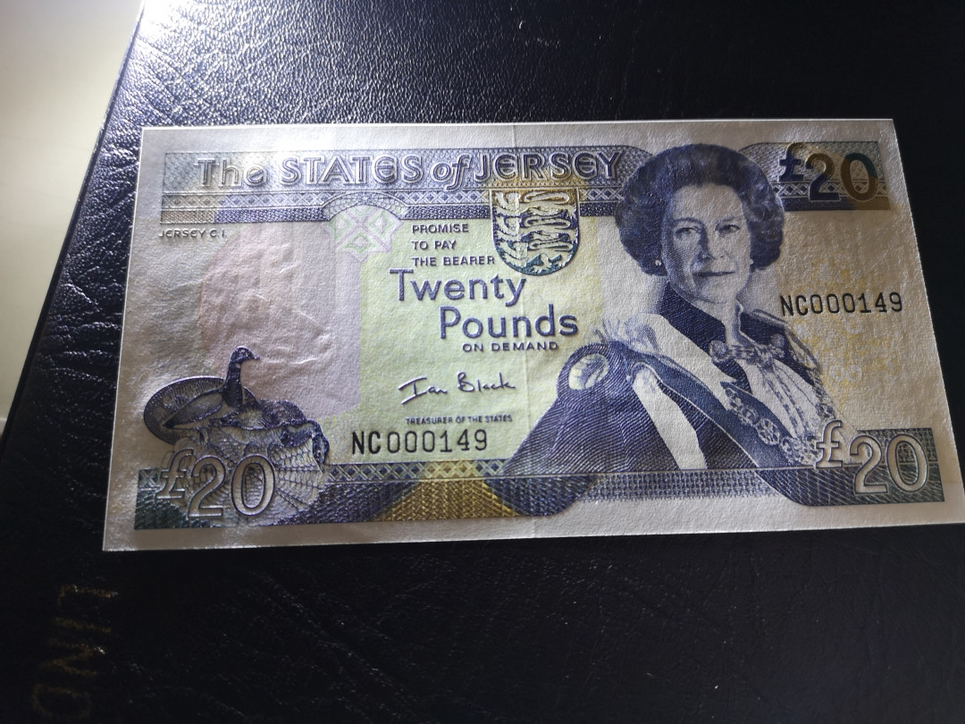 《外钞收藏家》第八十五期拍卖 泽西20镑 149号 全新绝品