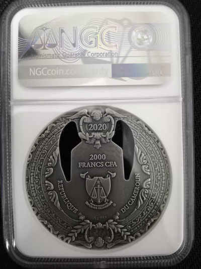 【随心拍&Getcoins】钱币拍卖第七十～期 大天使加百列2盎司银币