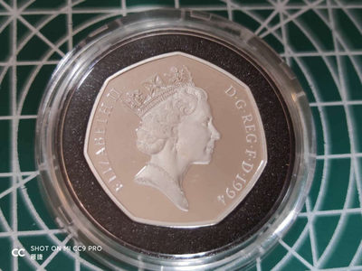 燕姐换藏第三十七拍 英美法诺曼底登陆银币三枚原盒带证书