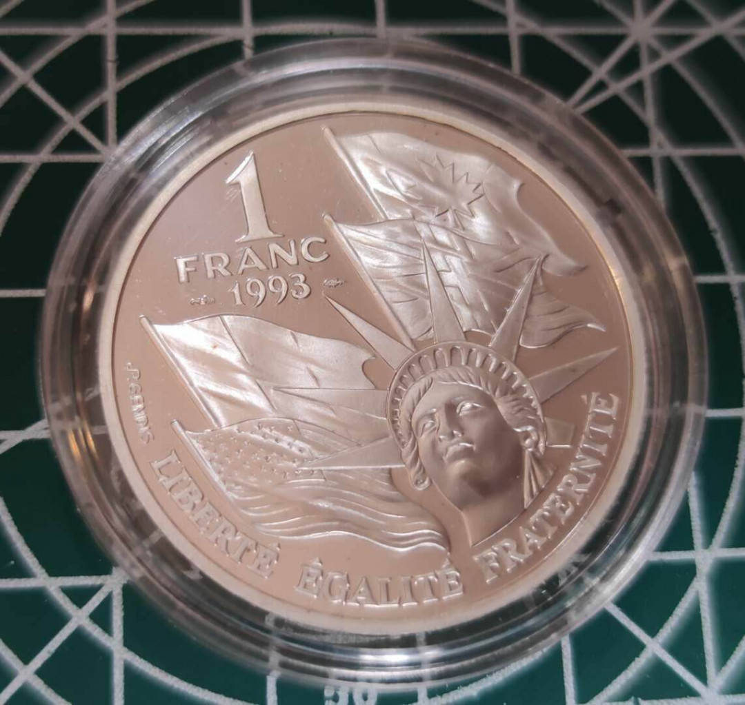 燕姐换藏第三十七拍 英美法诺曼底登陆银币三枚原盒带证书