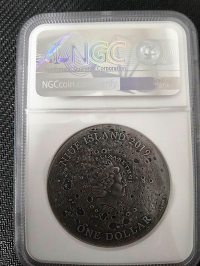 【随心拍&Getcoins】钱币拍卖第七十～期 哥白尼月球陨石1盎司银币