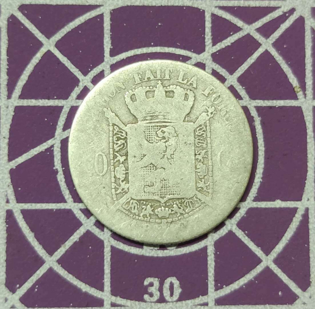 燕姐换藏第三十七拍 比利时50分银币