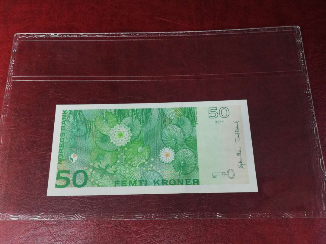 【YSculture】世界纸币 精选拍卖.第3期--中秋专场 全新UNC 挪威 50元 A冠 2011年