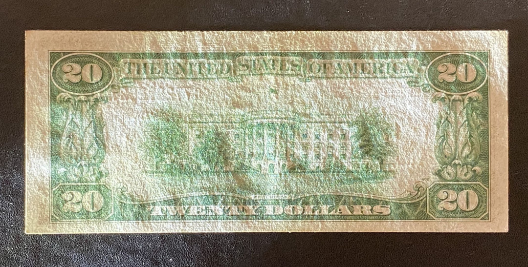 兄弟钱币收藏2020年第54期拍卖 美国1934年20美元，AU