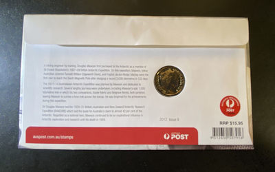 兄弟钱币收藏2020年第54期拍卖 澳大利亚2012年1澳元邮册封币纪念币，毛线帽子