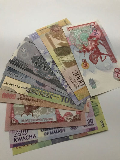 【随心拍&Getcoins】钱币拍卖第七十～期 - 多国外国钱币10张 不重复 秒杀
