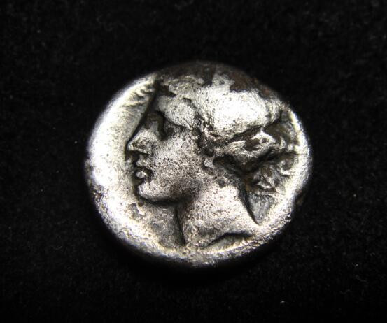 阿尔特米德古典钱币中国微拍第六期 古希腊 科林斯一德拉克马银币