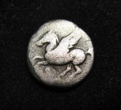 阿尔特米德古典钱币中国微拍第六期 古希腊 科林斯一德拉克马银币