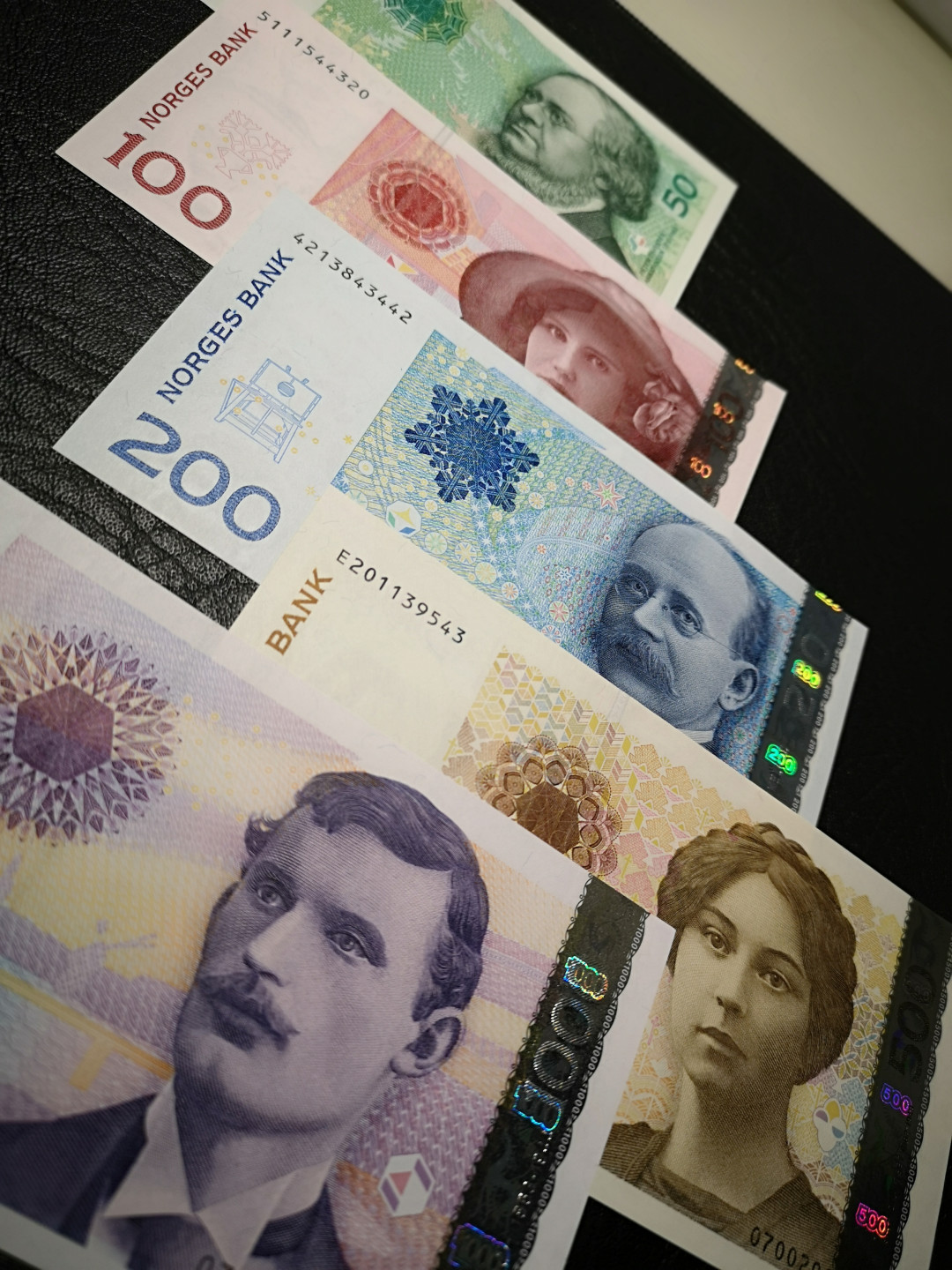 《外钞收藏家》第八十六期拍卖 国庆节专场 挪威蒙克版 全套 全新绝品