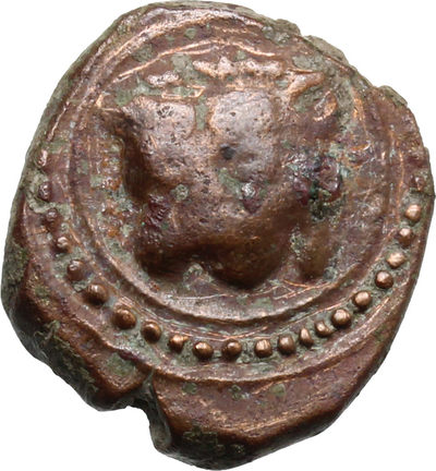 阿尔特米德古典钱币中国微拍第六期 中世纪 西西里王国 墨西拿 古列尔莫二世铜币