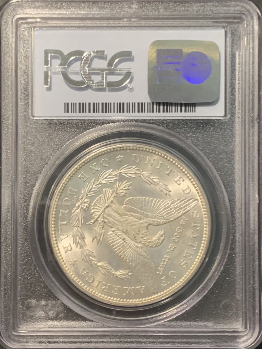 紫瑗钱币——微拍第111期 美国 1884年 CC版 卡森造币厂 摩根 1美元 PCGS MS64 经典老盒