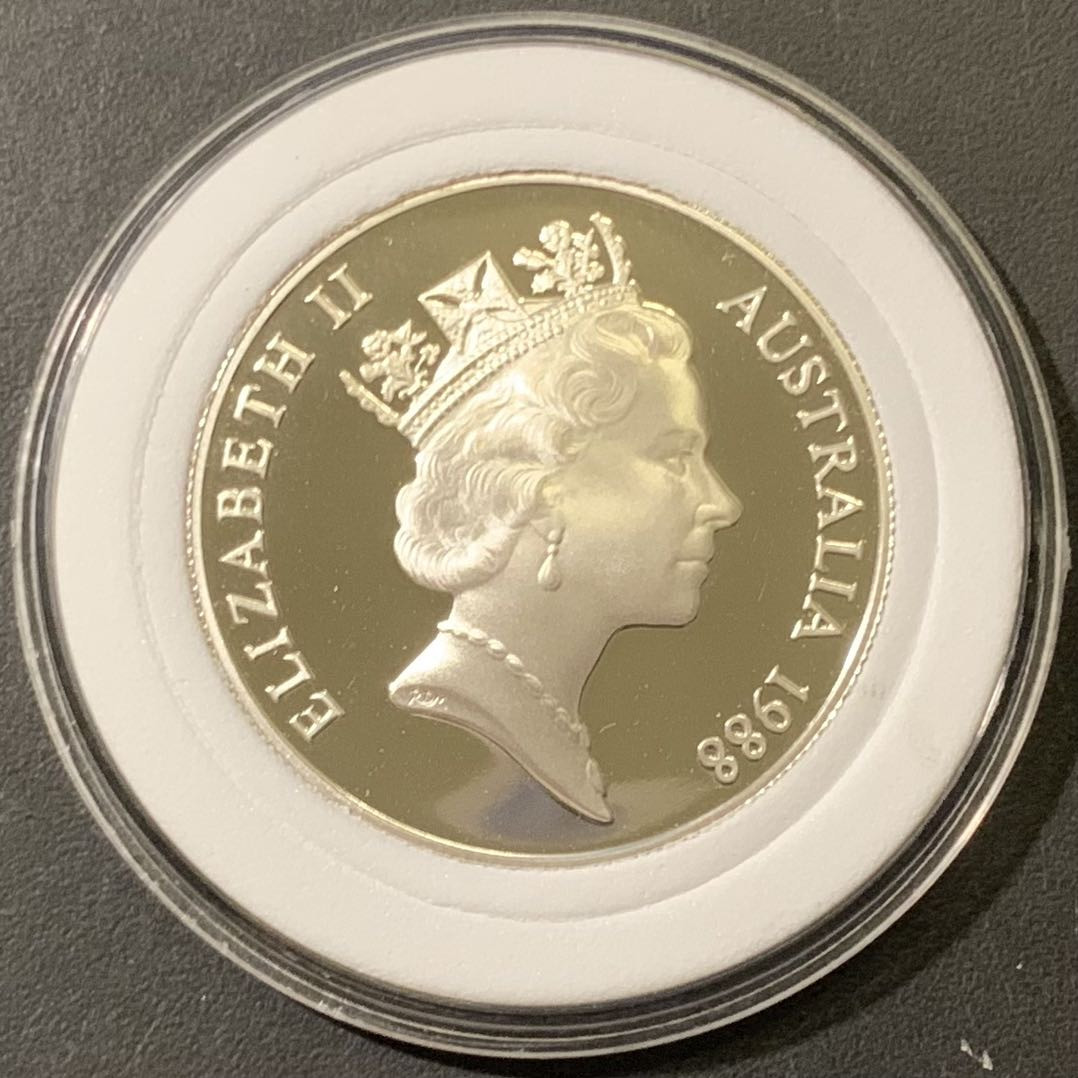 紫瑗钱币——微拍第111期 澳大利亚 1988年 菲利普总督登陆 10元 20克 0.925银 精制