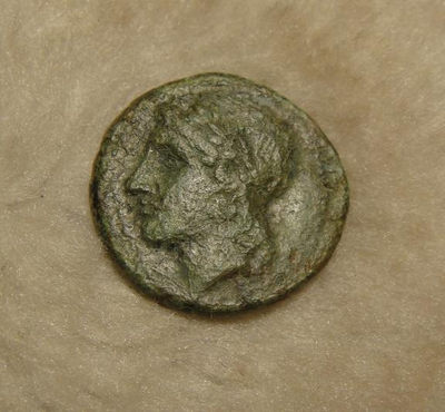 阿尔特米德古典钱币中国微拍第六期 古希腊 西西里岛 叙拉古城邦 阿波罗飞马铜币