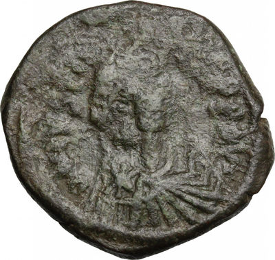 阿尔特米德古典钱币中国微拍第六期 拜占庭帝国 查士丁尼王朝富利大铜币