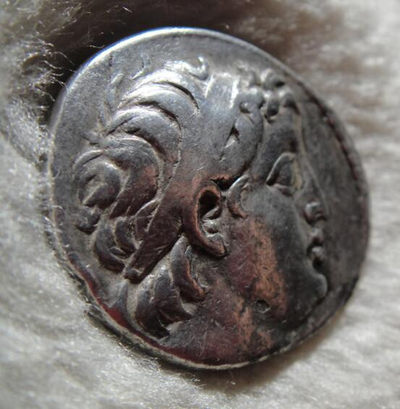 阿尔特米德古典钱币中国微拍第六期 古希腊 塞琉古帝国 德米特里二世 四德拉克马银币