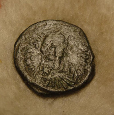 阿尔特米德古典钱币中国微拍第六期 拜占庭帝国 查士丁尼王朝富利大铜币