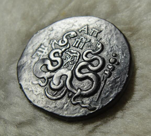 阿尔特米德古典钱币中国微拍第六期 古希腊 帕加马王国四德拉克马银币 炫酷黑包浆