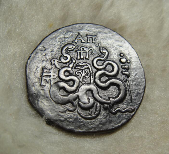 阿尔特米德古典钱币中国微拍第六期 古希腊 帕加马王国四德拉克马银币 炫酷黑包浆