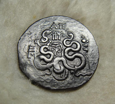 阿尔特米德古典钱币中国微拍第六期 - 古希腊 帕加马王国四德拉克马银币 炫酷黑包浆