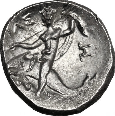 阿尔特米德古典钱币中国微拍第六期 - 古希腊意大利半岛 阿普里亚 塔兰托 诺姆斯银币