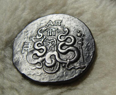 阿尔特米德古典钱币中国微拍第六期 古希腊 帕加马王国四德拉克马银币 炫酷黑包浆