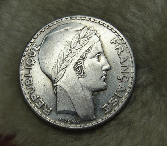 阿尔特米德古典钱币中国微拍第六期 法兰西第三共和国 法国1938年20法郎大银币