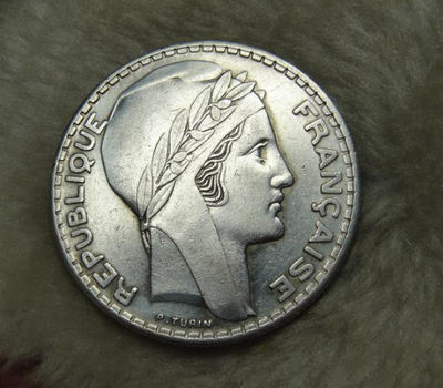 阿尔特米德古典钱币中国微拍第六期 法兰西第三共和国 法国1938年20法郎大银币