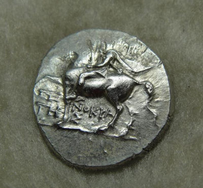 阿尔特米德古典钱币中国微拍第六期 古希腊意大利半岛 阿普里亚 塔兰托 诺姆斯银币